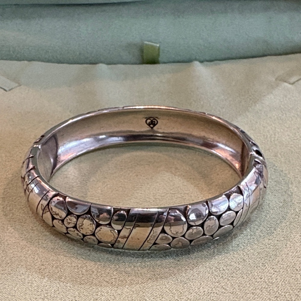 Brighton Textured Silver Bracelet